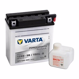 Varta 505 012 003 MC batteri 12 volt 5,5Ah (+pol til høyre)